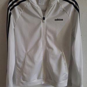 Adidas zip-up running track workout jacket